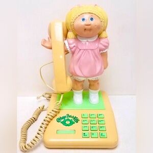 🥬Vintage "CABBAGE PATCH KIDS" Collectible Land-Line Telephone